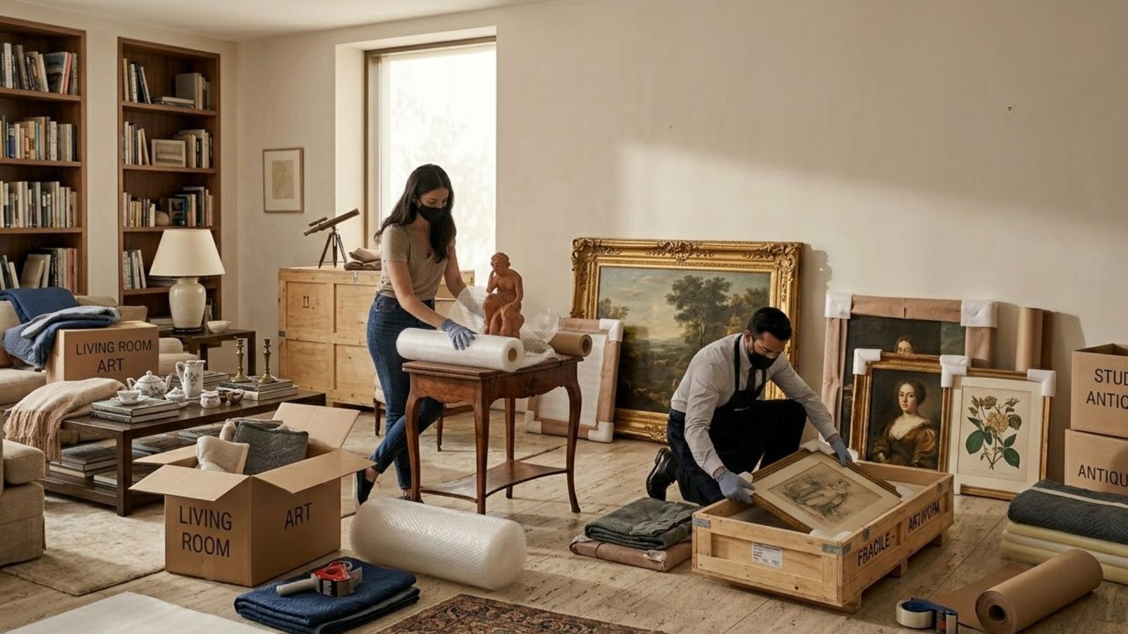 Art and Antiques Packing San Jose - Fox Moving CA